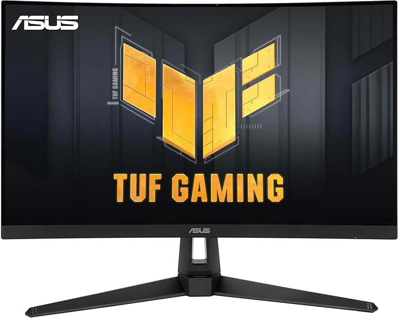 ASUS TUF Gaming VG27VH1B 27” Curved Monitor, 1080P Full HD, 165Hz (Supports 144Hz), Extreme Low Mo